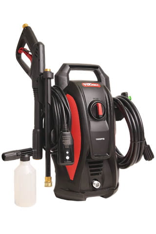 Hyper Tough Brand Electric Pressure Washer 1600PSI for Outdoor Use， Electric