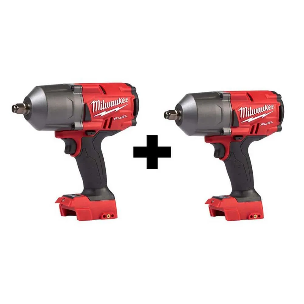 Milwaukee M18 FUEL 18V Lithium-Ion Brushless Cordless 1/2 in. Impact Wrench with Friction Ring (2-Tool) 2767-20-2767-20