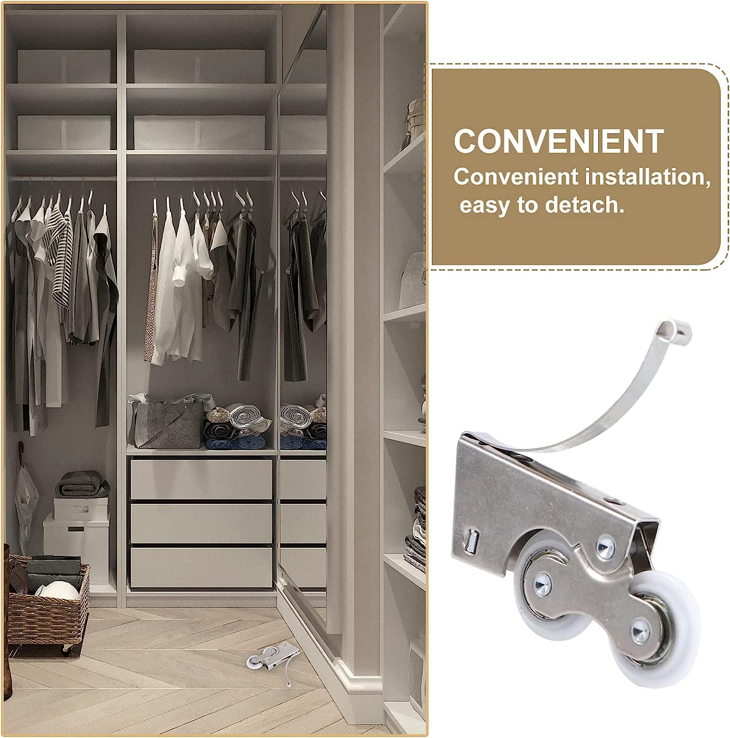 💥Manufacturers Clear Inventory And Sell At A Loss💥Sliding Door Pulley Wardrobe Wheel👇👇👇