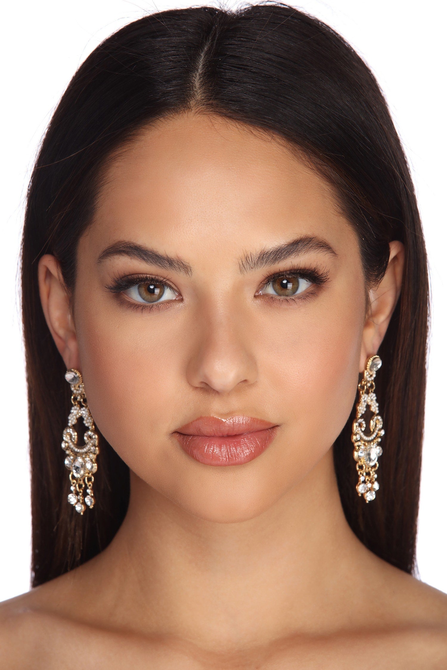 Chandelier Rhinestone Earrings