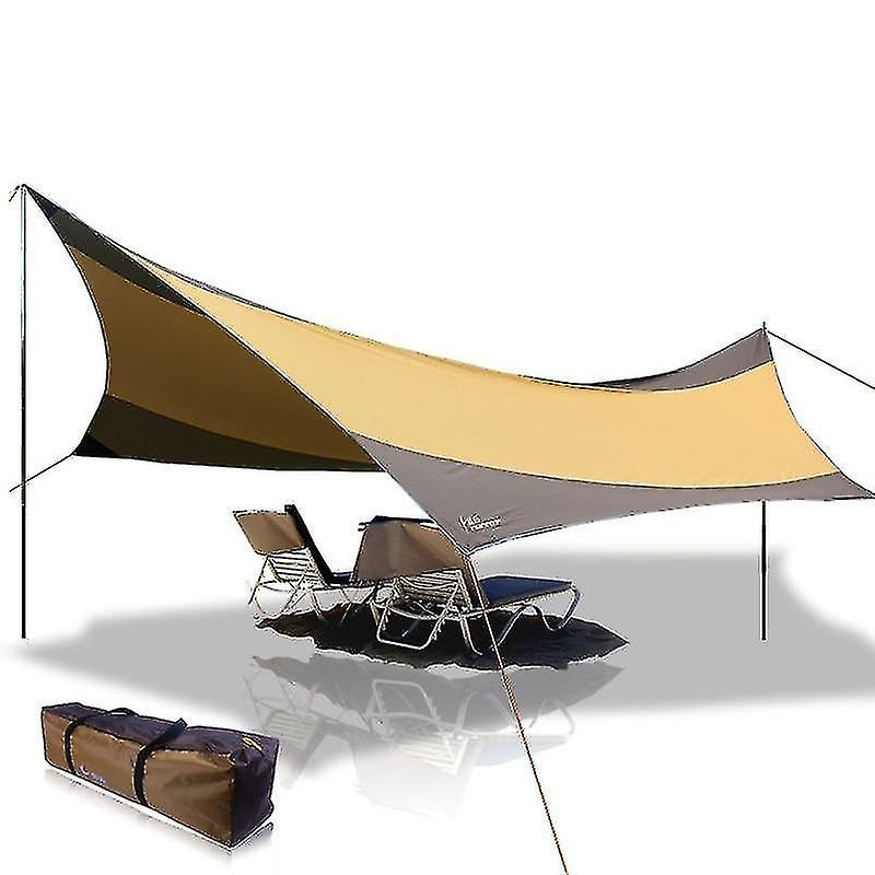 Large Sun Shelter Awning Outdoor Picnic Camping Waterproof Tarp Beach Tent Sun Shelter