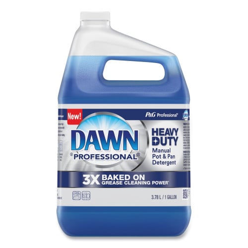 Dawn Heavy-Duty Manual Pot/Pan Dish Detergent， Original Scent， 1 gal Bottle， 2/Carton (08838)