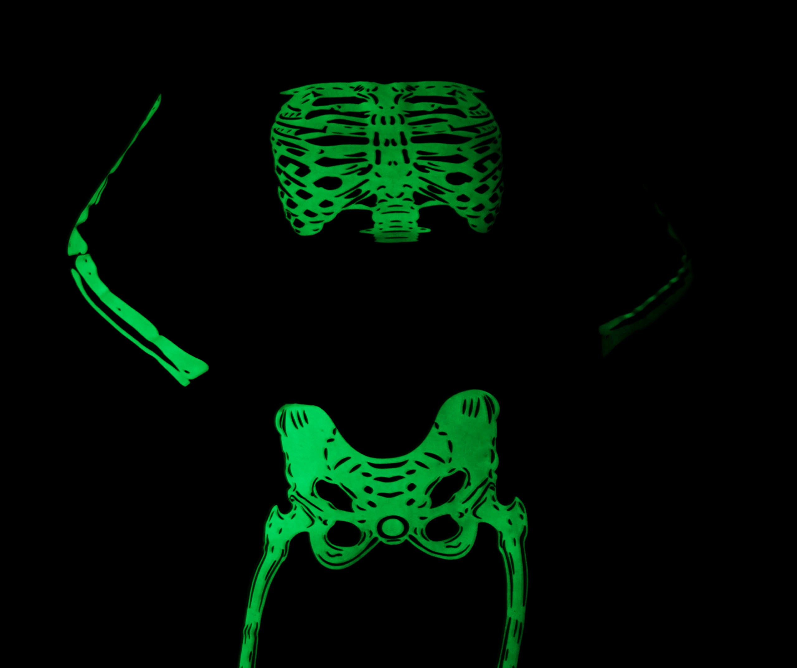 Glow-In-The-Dark Skeleton Top