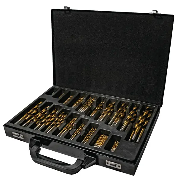 Century Drill and Tool 170 Piece HSS Drill Bit Set with Case