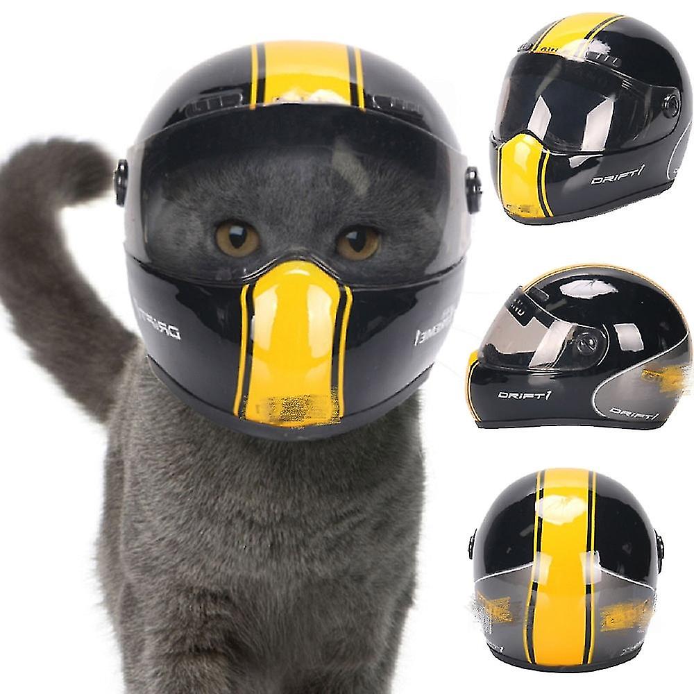 Pet Mini Motorcycle Helmet Props Pet Cap Protects Pet Supplies A Code