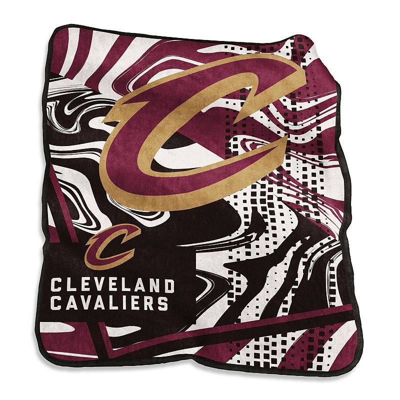 Cleveland Cavaliers 50 x 60 Swirl Raschel Throw Blanket