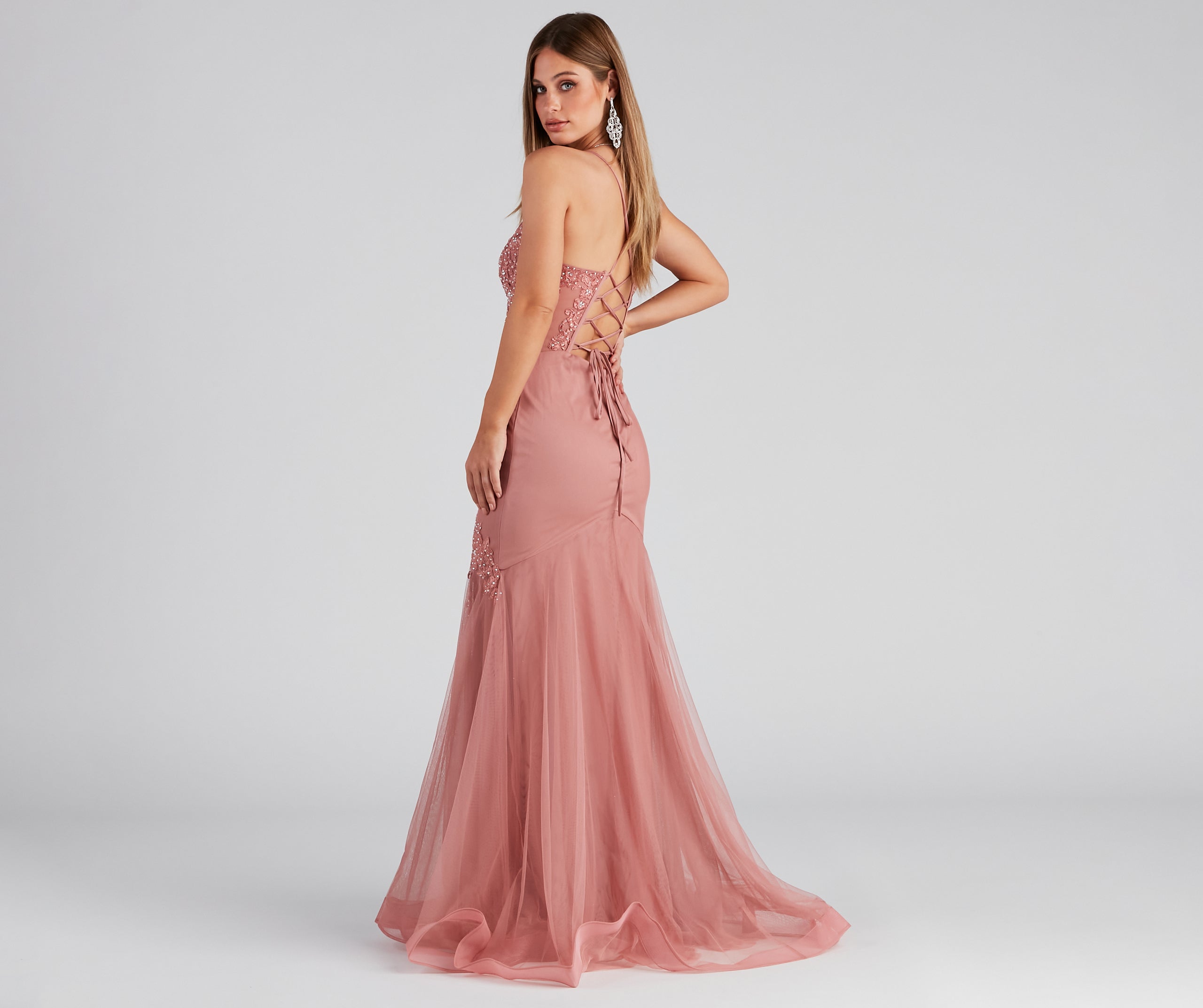 Jenika Formal Embroidered Ball Gown