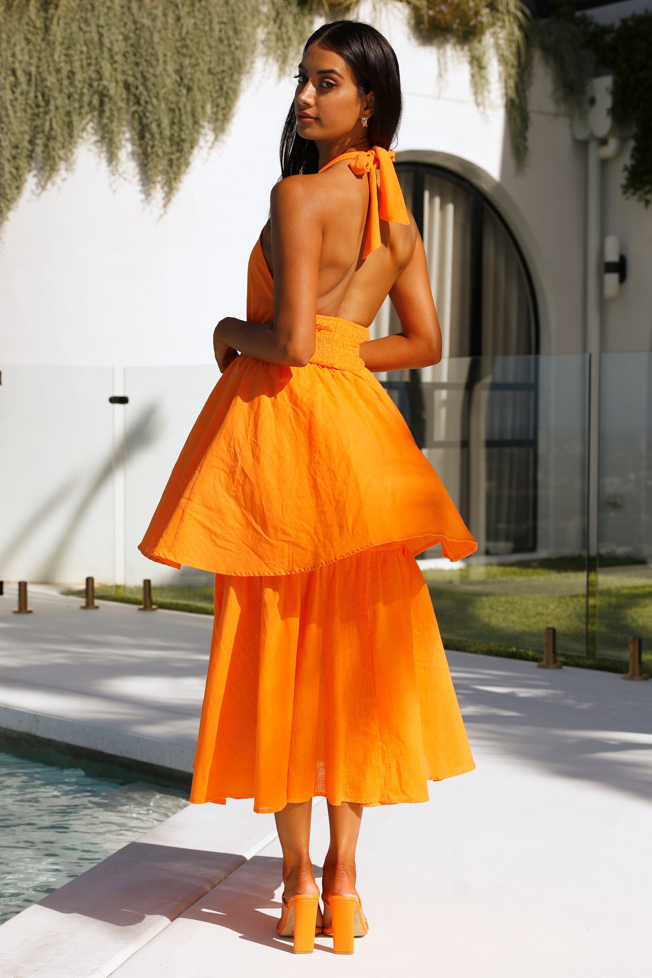 Cynthia Maxi Dress Orange