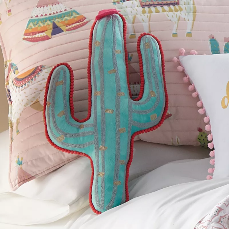 Levtex Home Cactus Shaped Throw Pillow