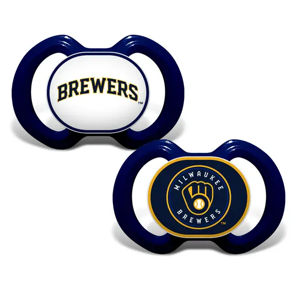 Masterpiece Puzzle 2-Pack Milwaukee Brewers Pacifiers