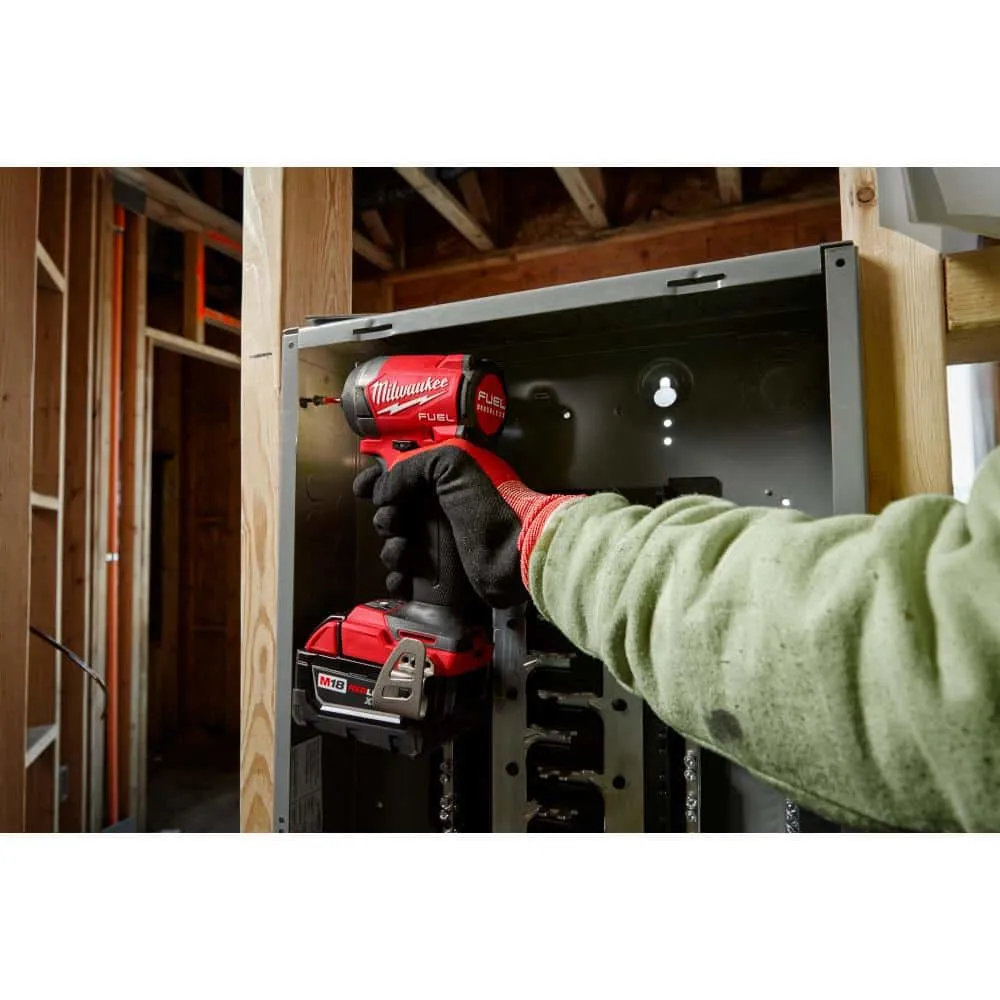 Milwaukee M18 FUEL 18-Volt Lithium-Ion Brushless Cordless Combo Kit 2-Tool with 2 Batteries Charger 4-1/2in. to 5in. Grinder 3697-22-2880-20