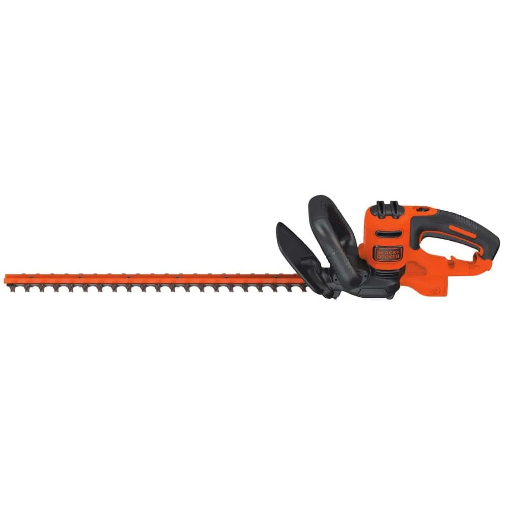 BLACK+DECKER 22 in. 4.0 Amp Corded Dual Action Electric Hedge Trimmer BEHT350