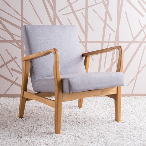 Perseus Mid-Century Fabric Club Chair by Christopher Knight Home