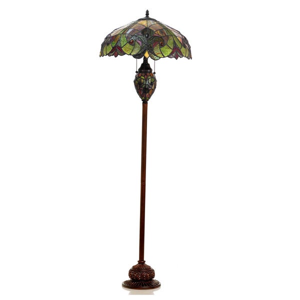  Style Victorian Design 3-light Dark Bronze Floor Lamp