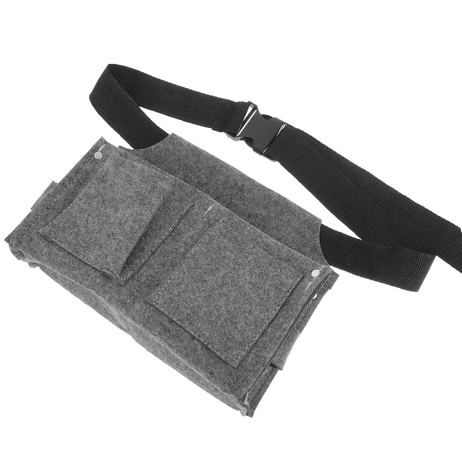 Electrician Tool Pouch Portable Tool Belt Pouch Multi-functional Multiple Pockets Tool Organizer