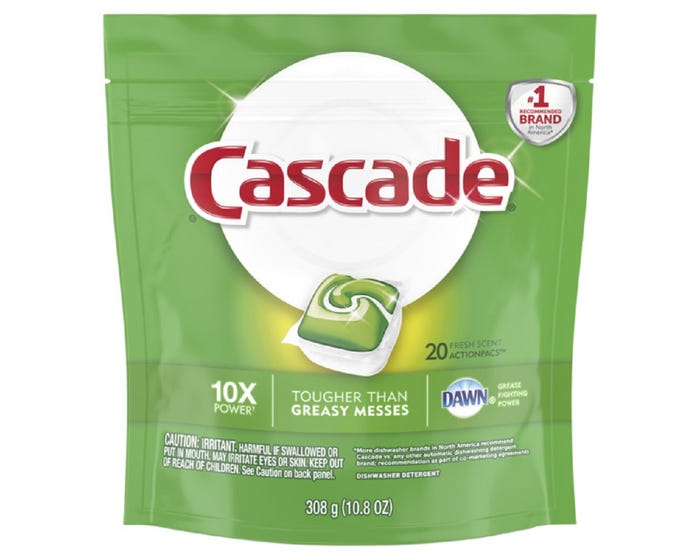 Cascade ActionPacs Dishwasher Detergent Fresh Scent - 97716
