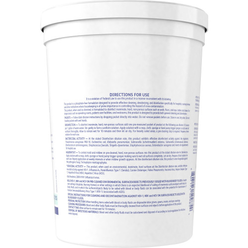 Diversey EasyPaks Detergent/Disinfectant (5412135EA)