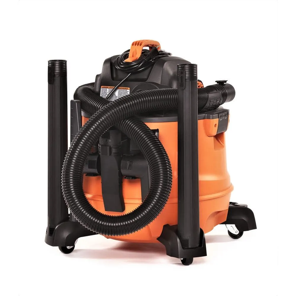 RIDGID 14 Gallon 6.0 Peak HP NXT Wet/Dry Shop Vacuum with Fine Dust Filter, Dust Bags, Hose, Accessories and Car Cleaning Kit HD1401A