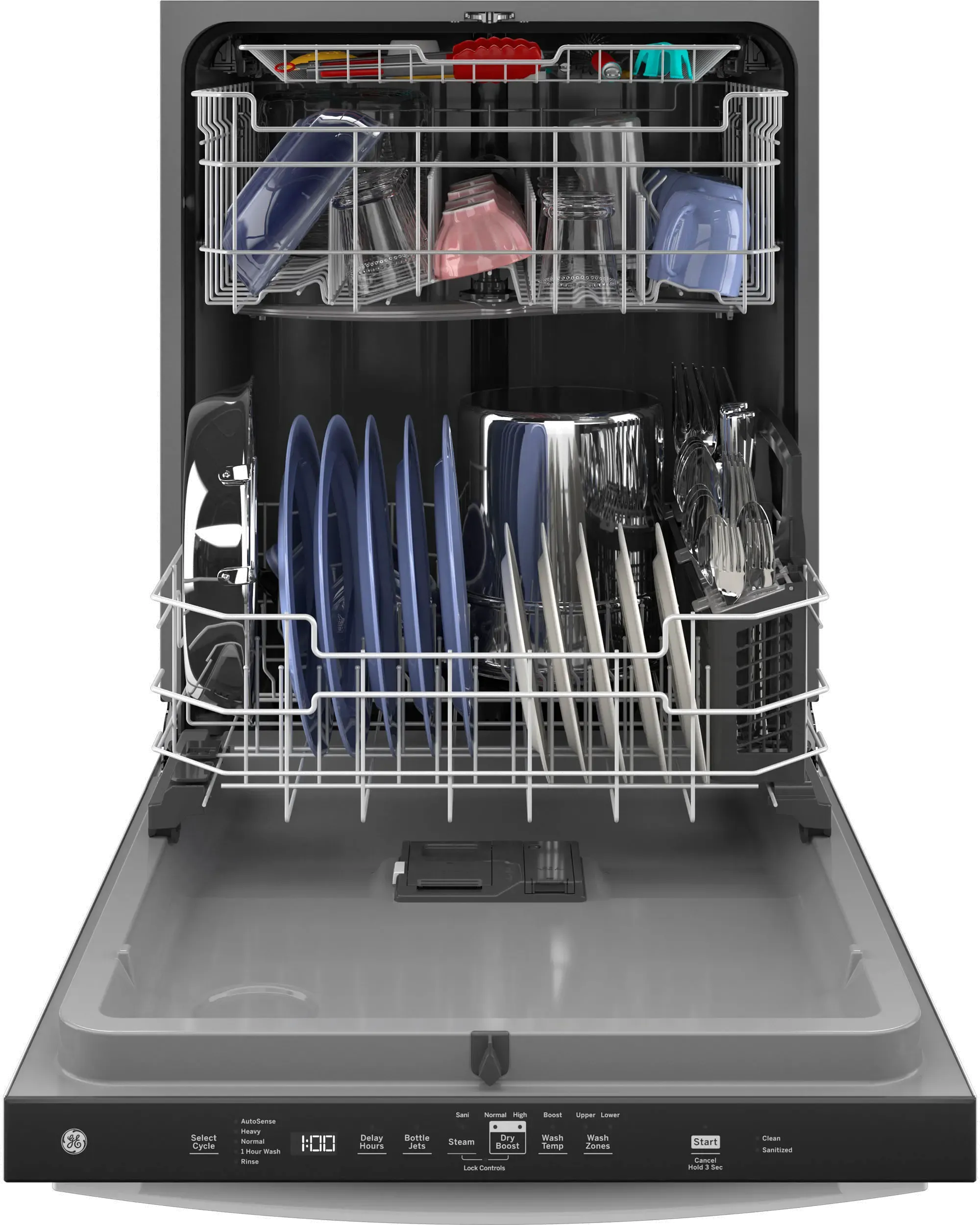 GE Top Control Dishwasher GDT630PGRWW