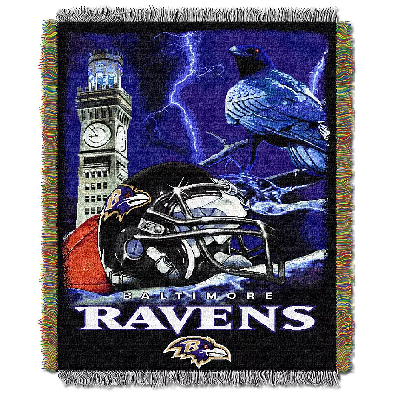 Baltimore Ravens Tapestry Throw by Northwest