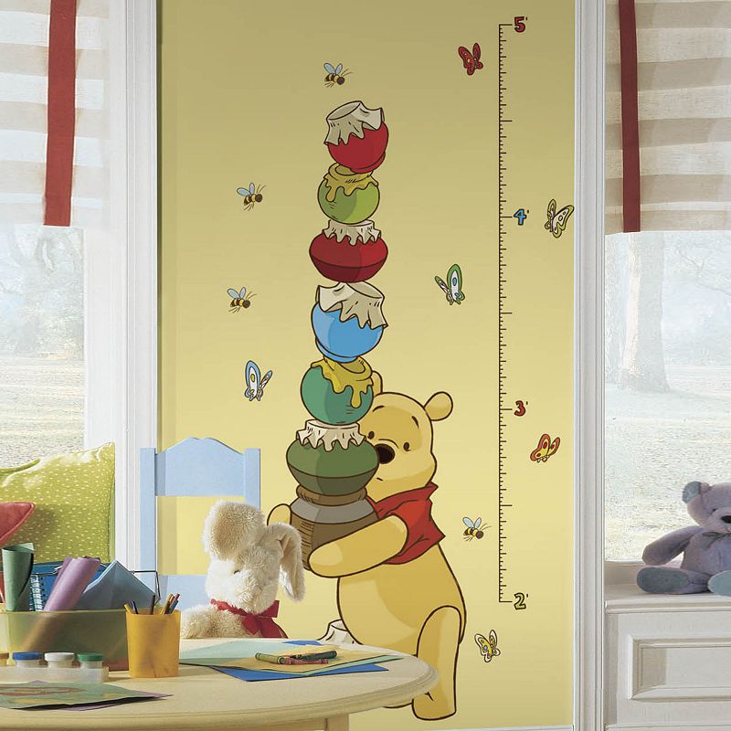Disney Winnie the Pooh Growth Chart Peel and Stick Wall Decals