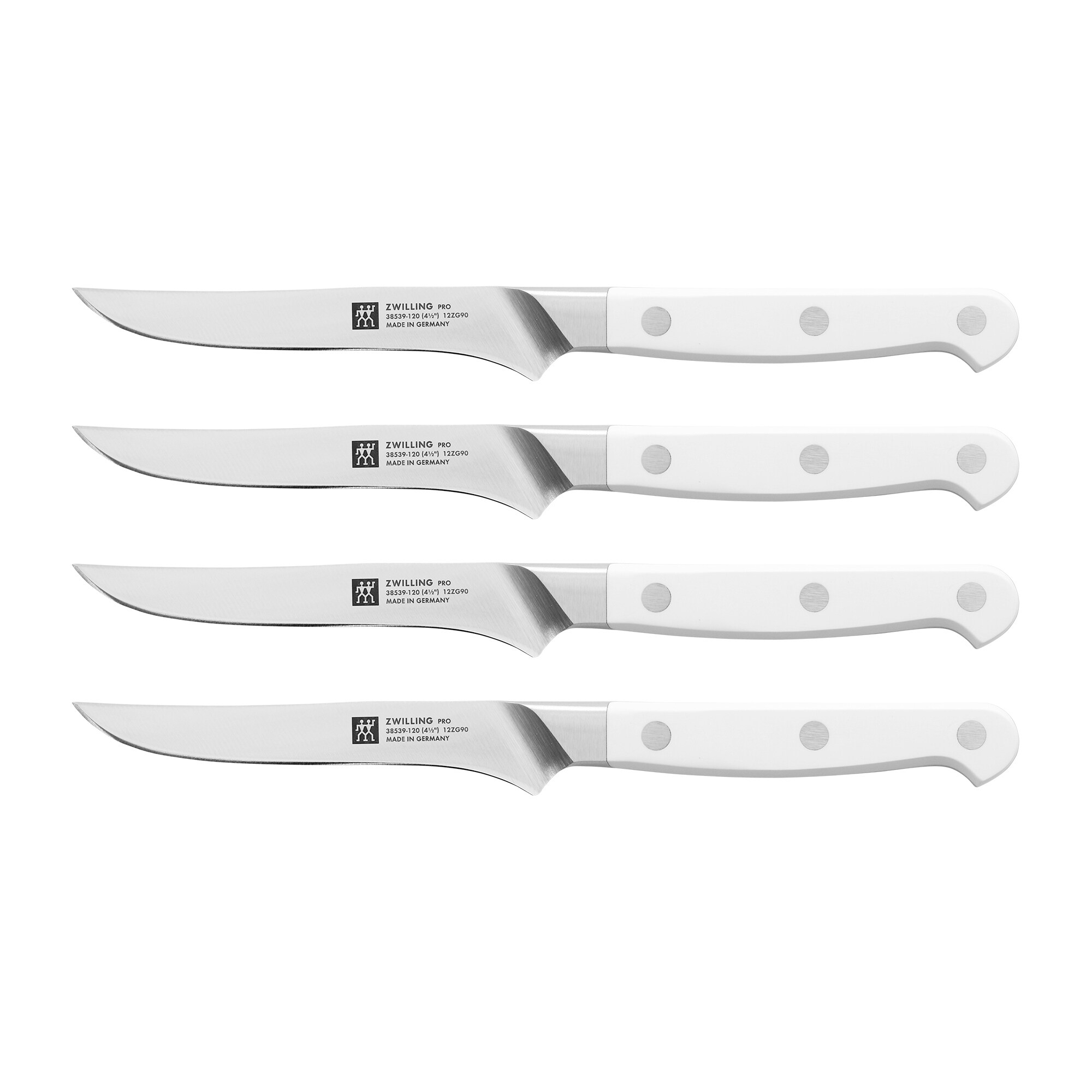 ZWILLING Pro Le Blanc 4-pc Steak Knife Set - White