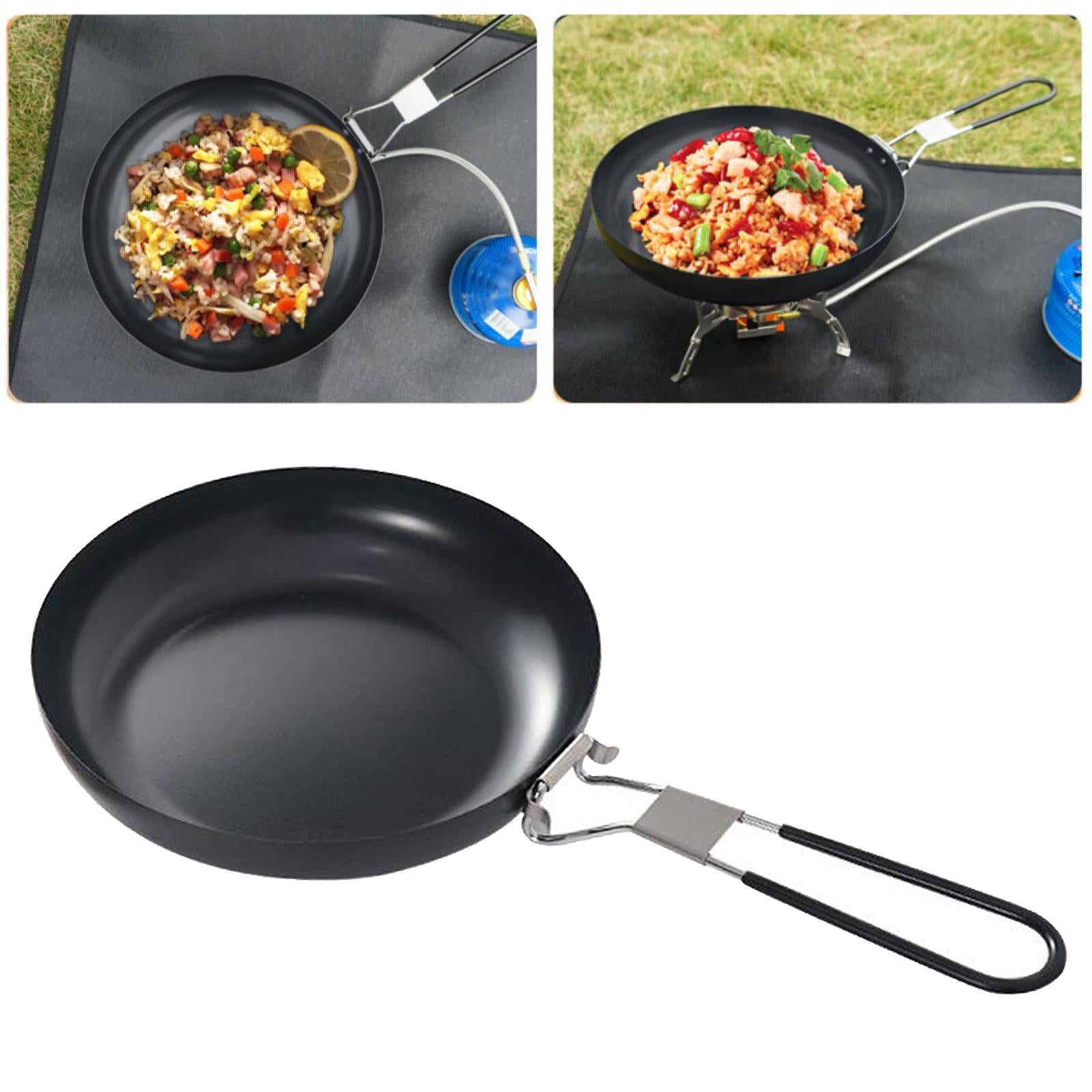 Non Stick Camping Cookware Skillet Frying Pan, for Outdoor Hiking Picnic Camping Backpacking - 9''