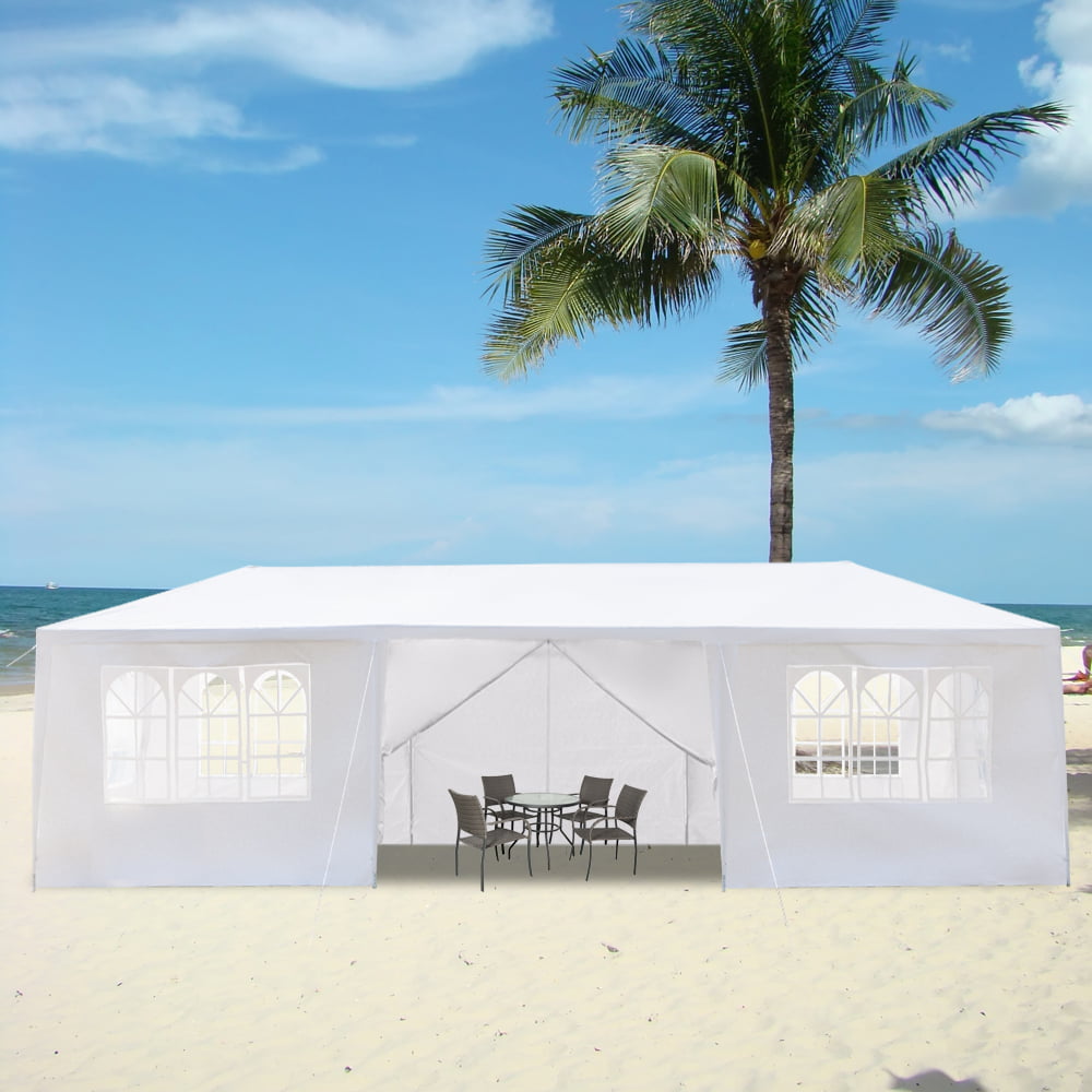 Ktaxon 10x30ft Party Tent Canopy Event Canopies with 8 Sidewall White