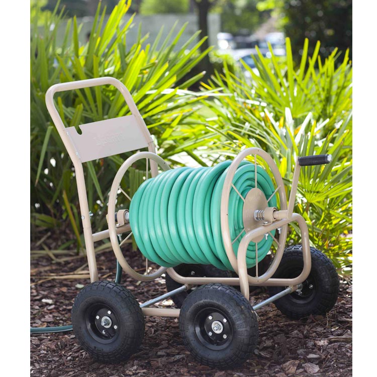 Liberty Garden 300' Industrial Hose Reel Cart