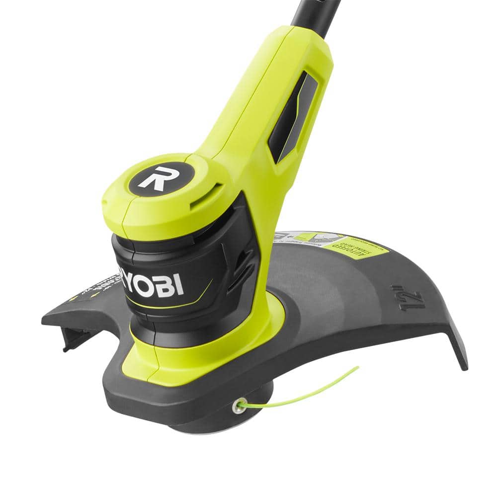 RYOBI P20100-AC ONE+ 18V 12 in. Cordless Battery String Trimmer with Extra 3-Pack of Spool， 2.0 Ah Battery and Charger