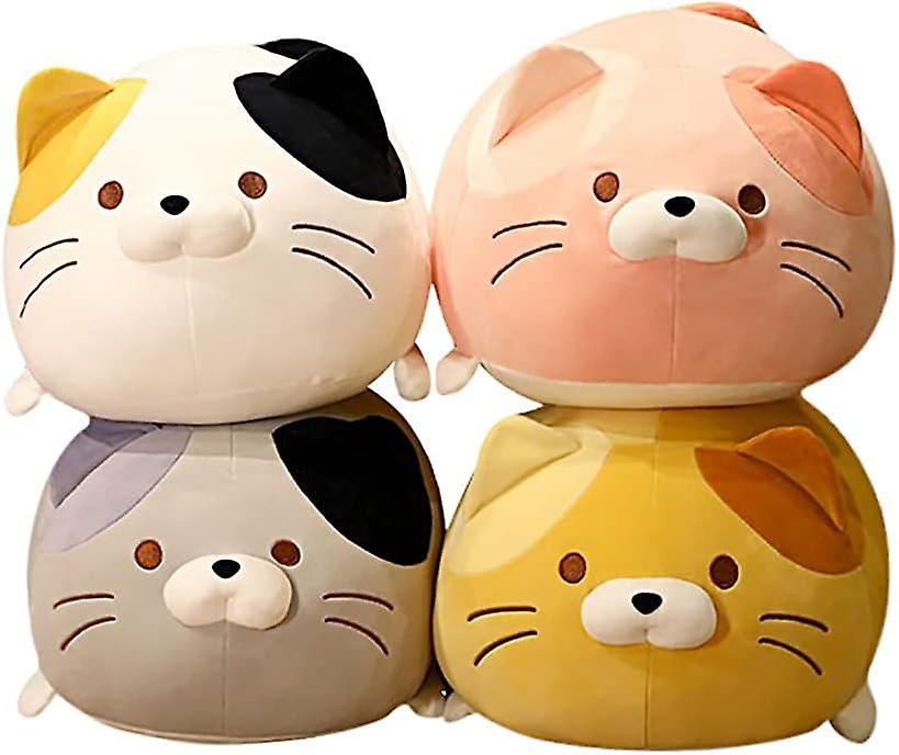 Very Soft Cat Pillow Plush Kitten Stuffed Animalcan Be Used For Beds And Sofa Chairsthe Best Gifts For Girls And Boys (orange， S)