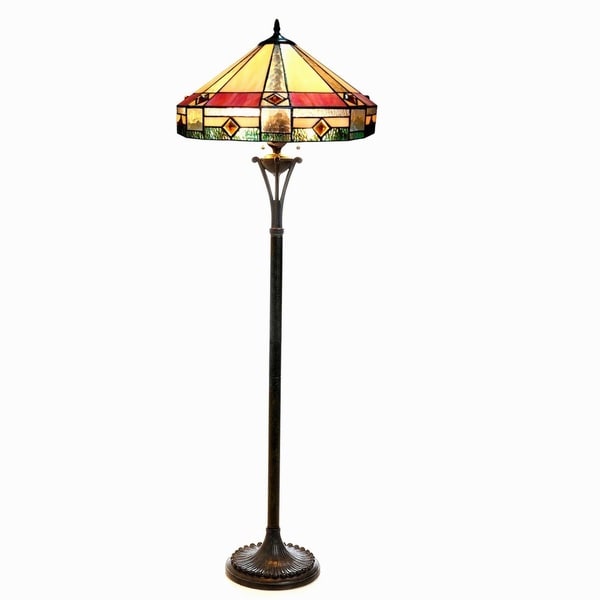  Style Mission Design 2-light Antique Bronze Floor Lamp