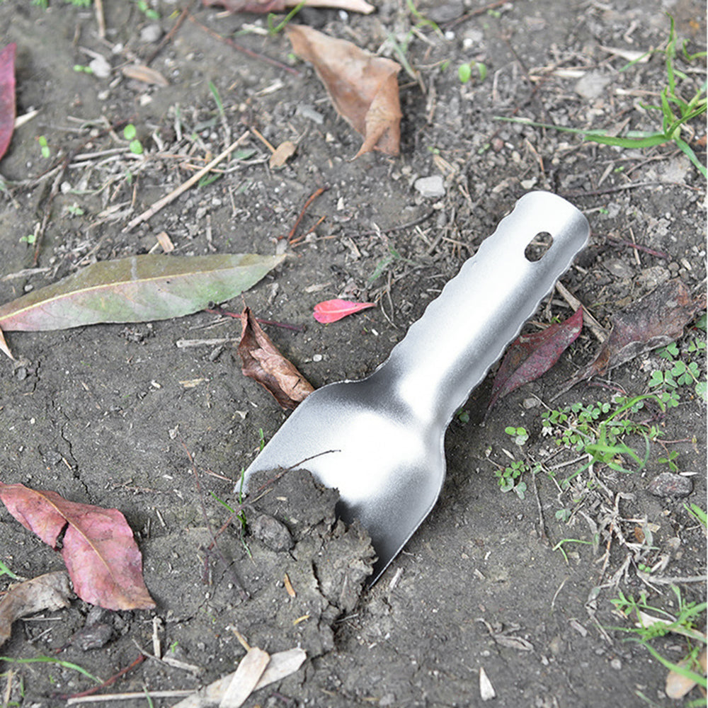 Vistreck 6.1 Inch Lightweight Aluminum Alloy Hand Shovel Trowel for Camping Hiking Backpacking Gardening