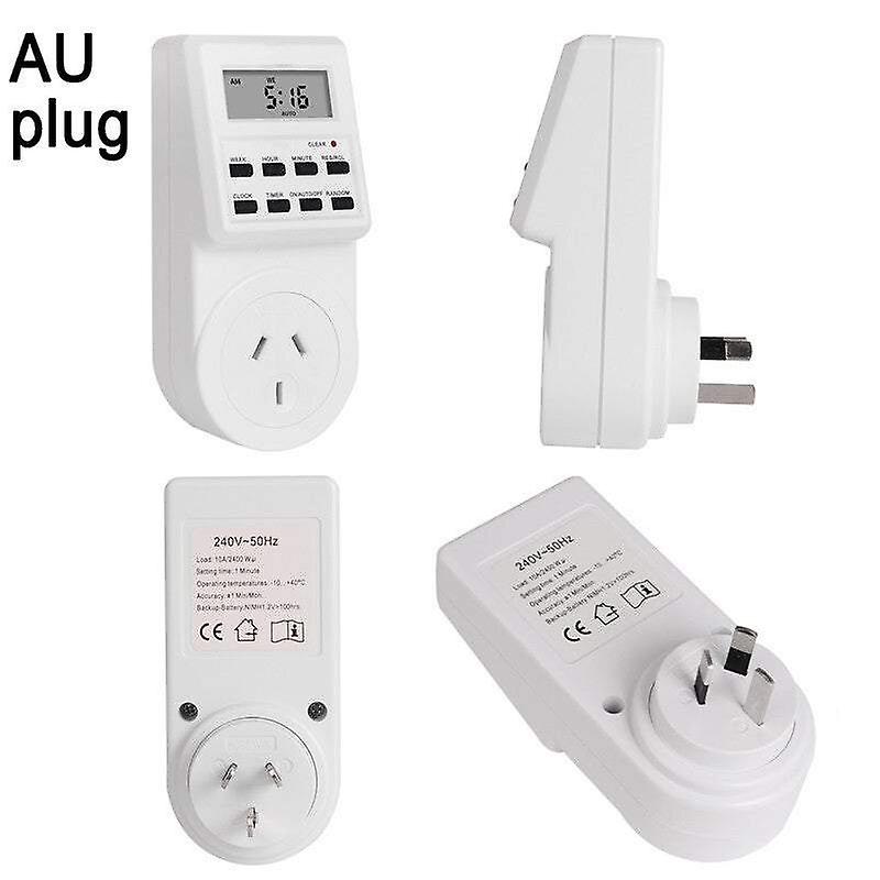Kitchen Timers Electronic Control Switch Adapters Sockets Digital Small Screen Power Meter Outlet Programmable Setting For