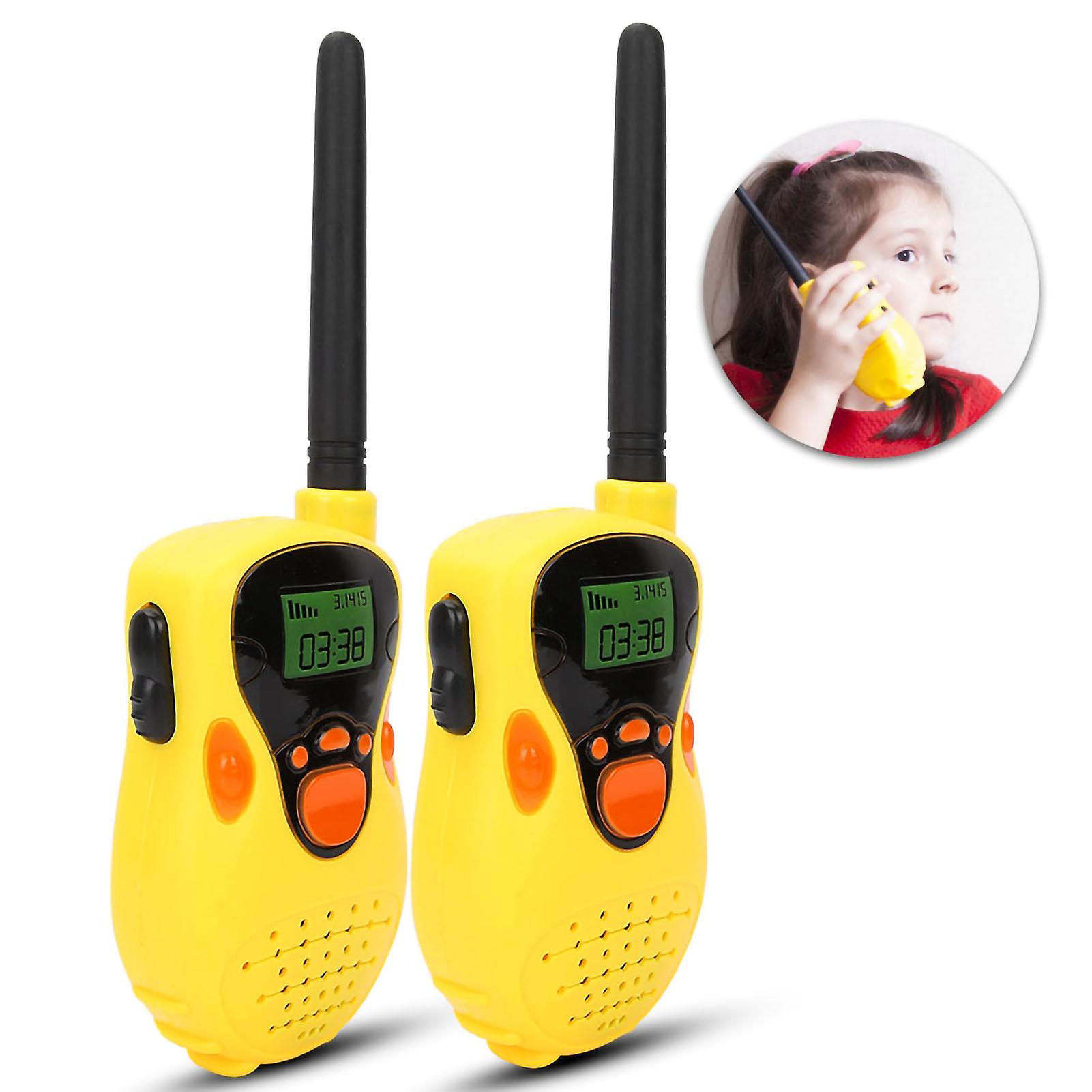 Mini 80-100m Walkie Talkies Electronic Radio Interphone Kids Outdoor Toy Gift
