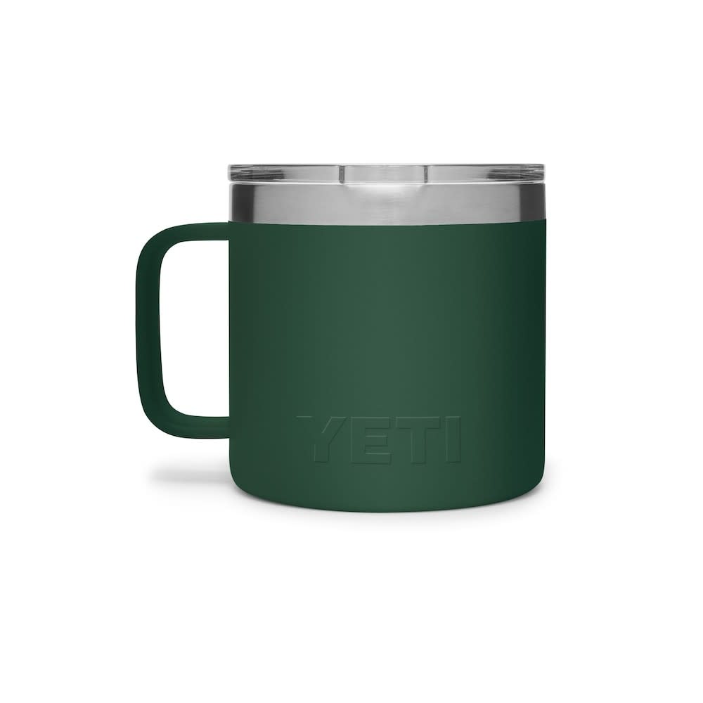 Yeti Rambler Mug Stainless Steel 14oz Northwoods Green