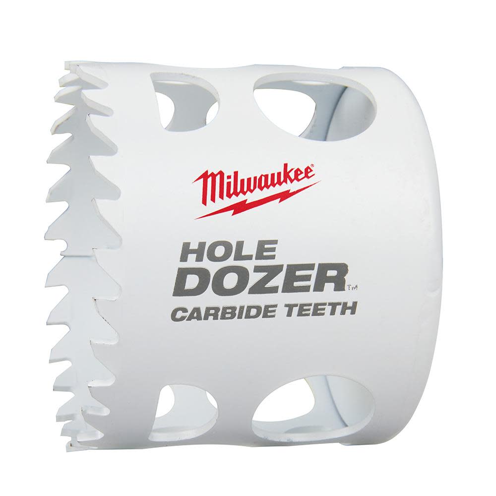 Milwaukee HOLE DOZER閳?with Carbide Teeth Hole Saw 2 9/16