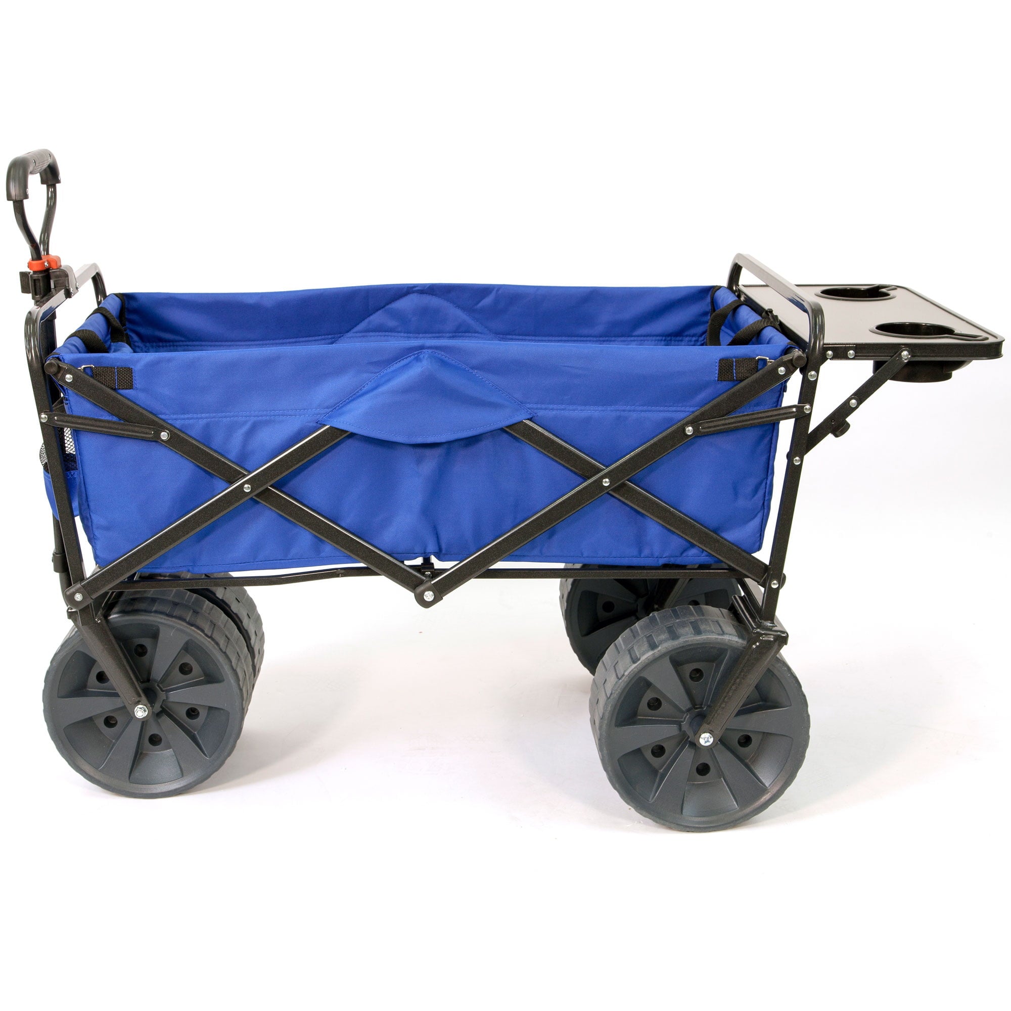 Mac Sports Collapsible Heavy Duty All Terrain Beach Utility Wagon with Table