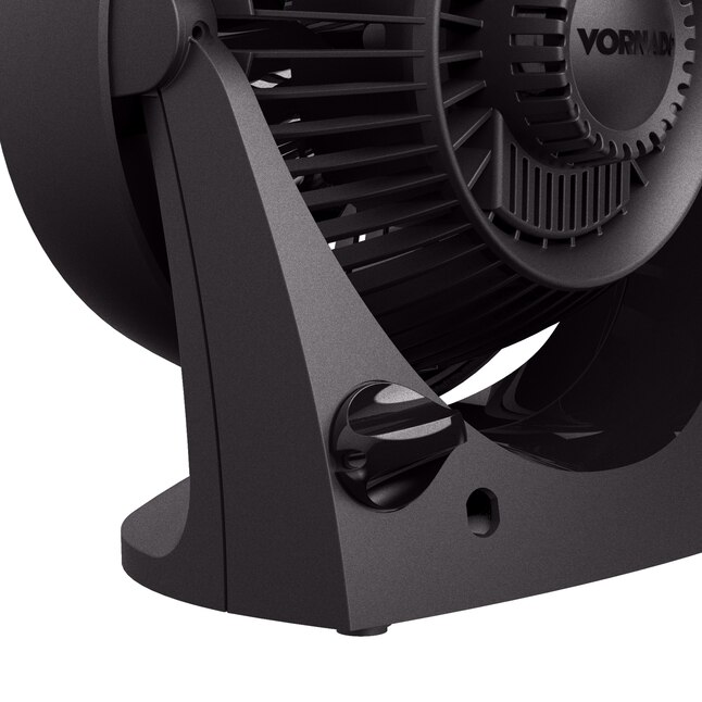 Vornado 7-in 3-Speed Indoor Black Desk Fan
