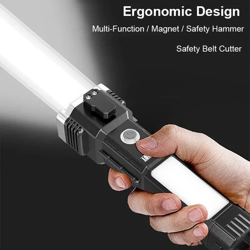48% 0FF 🔥🔥 - Super Bright Rechargeable LED Handheld Flashlight Portable