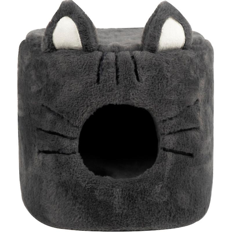 Korean Style Autumn And Winter Enclosed Cat Villa， Detachable And Washable Cat Nest， All-season Universal Pet Kennel And Sleeping Supplies