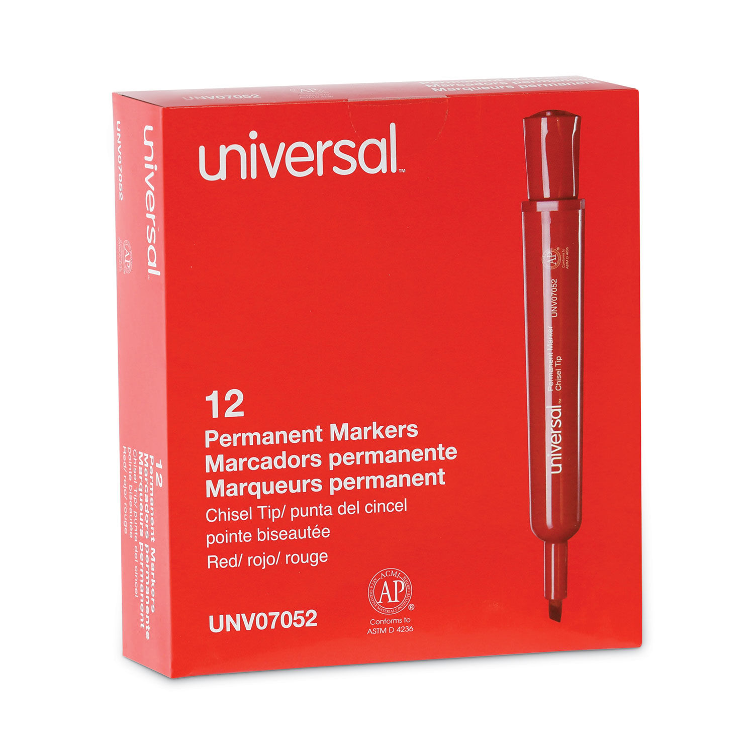 Chisel Tip Permanent Marker by Universalandtrade; UNV07052