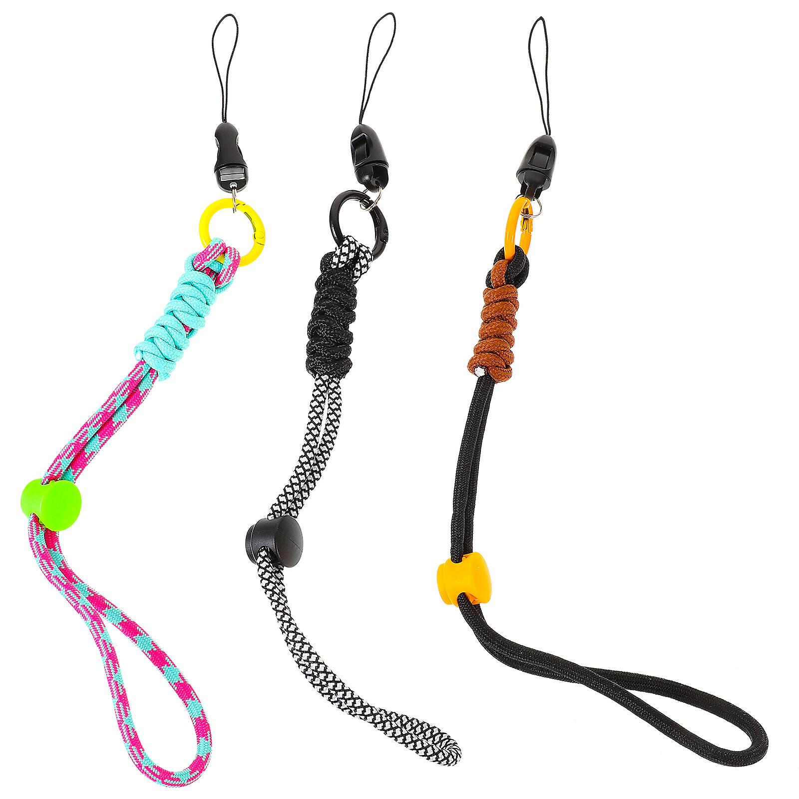 3pcs Portable Adjustable Phone Hand Straps Electronic Devices Hanging Wrist Lanyards