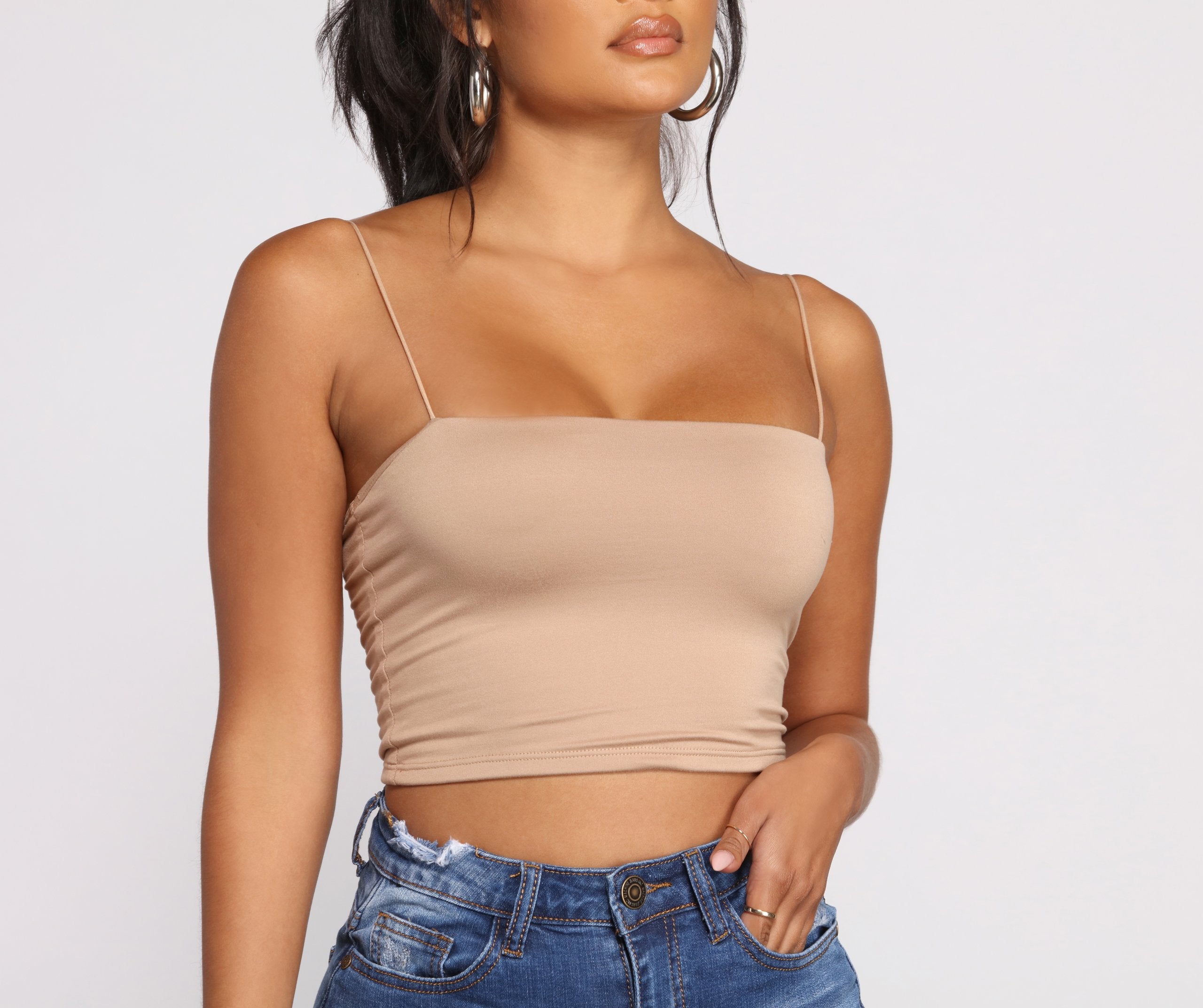 Cropped And Basic Tank