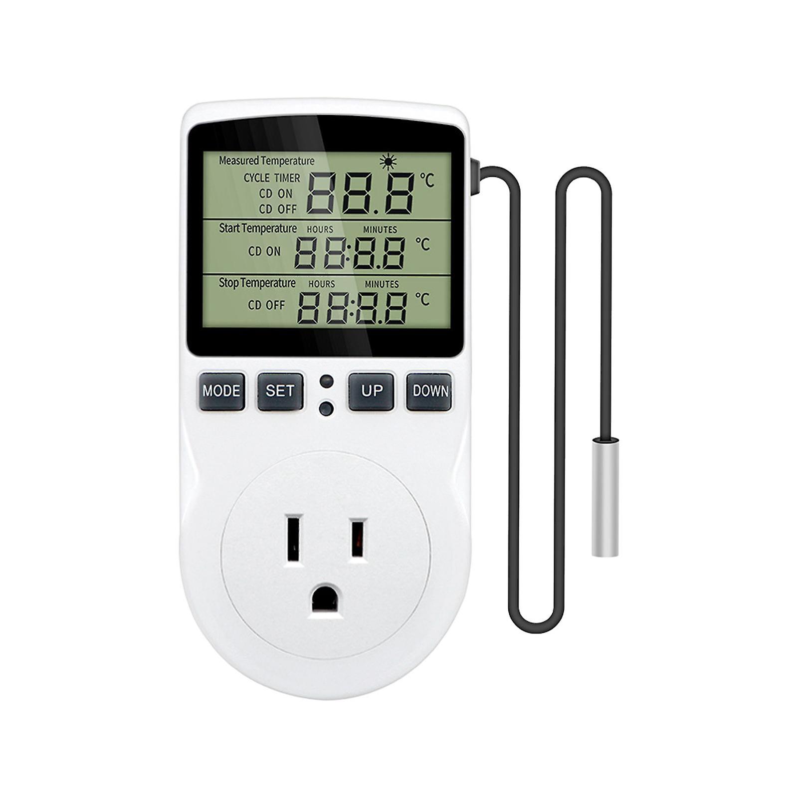 Digital Temperature Controller Thermostat Timer For Terrarium Farm Household