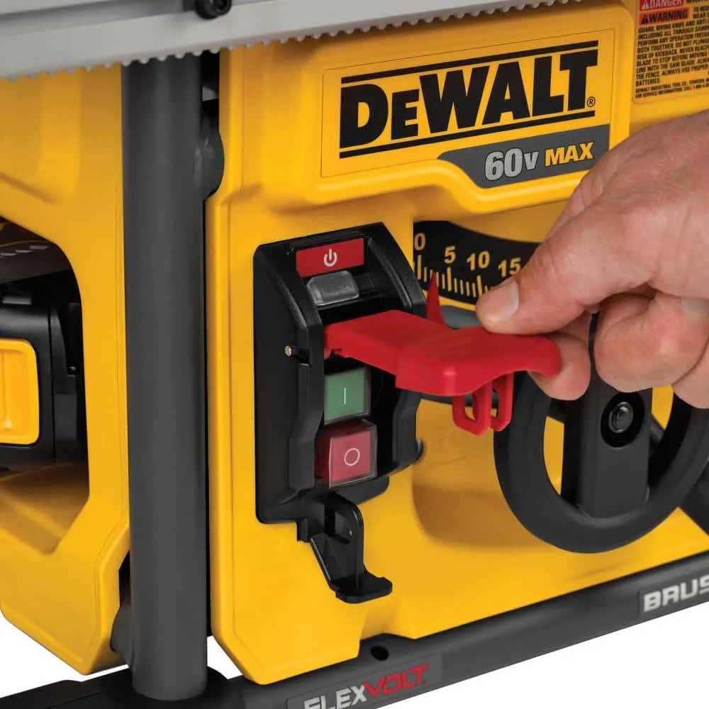 DEWALT FLEXVOLT 60V MAX Cordless Brushless 8-1/4 in. Table Saw Kit (Tool Only) DCS7485B