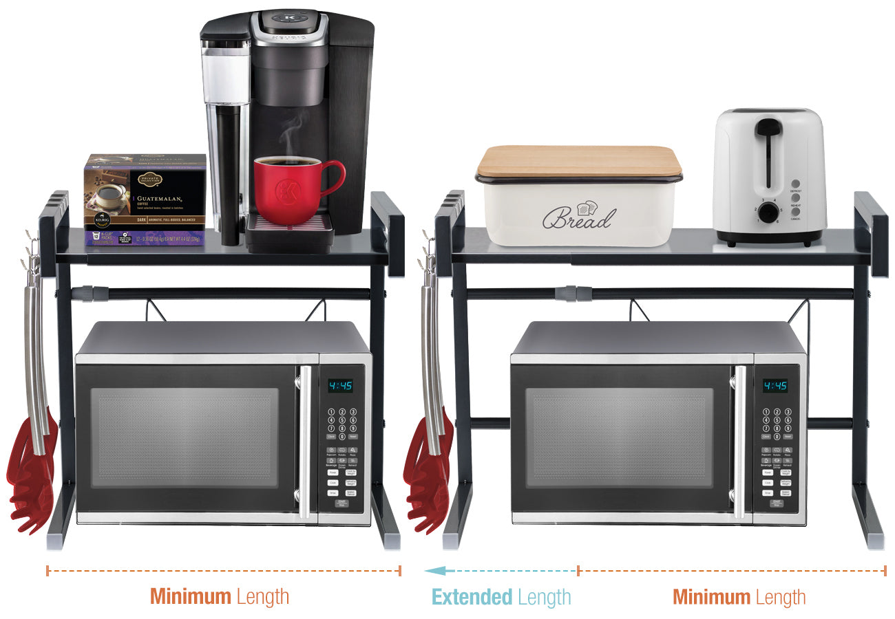 Expandable Microwave Shelf Stand