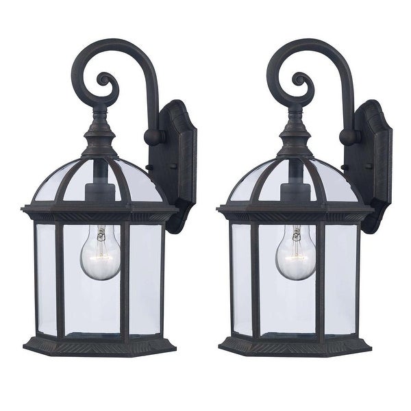 Trans Globe Wentworth 1 Light Outdoor Wall Lantern in Rust Shopping - The Best Deals on Outdoor Wall Lanterns | 38689572