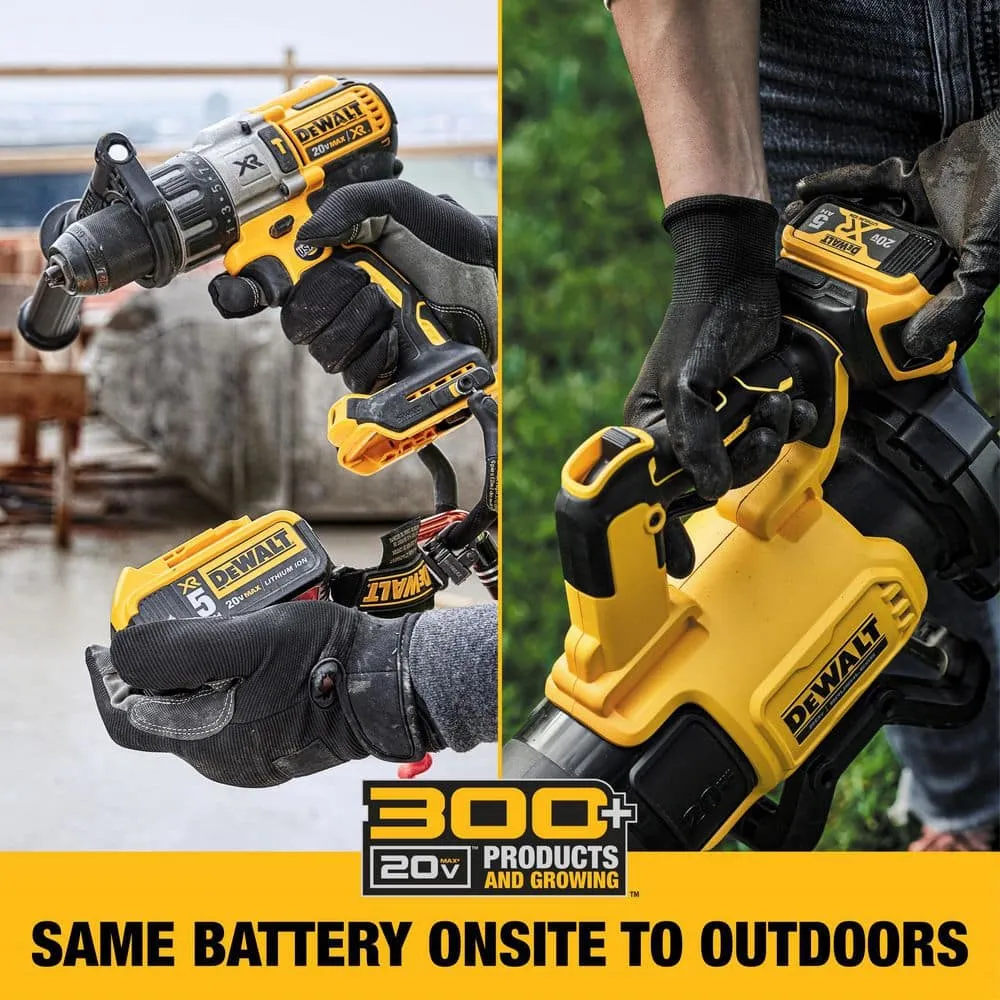 DEWALT 60V MAX 17 in. Cordless Battery Powered String Trimmer and Leaf Blower Combo Kit with (1) 9 Ah Battery & Charger DCKO266X1