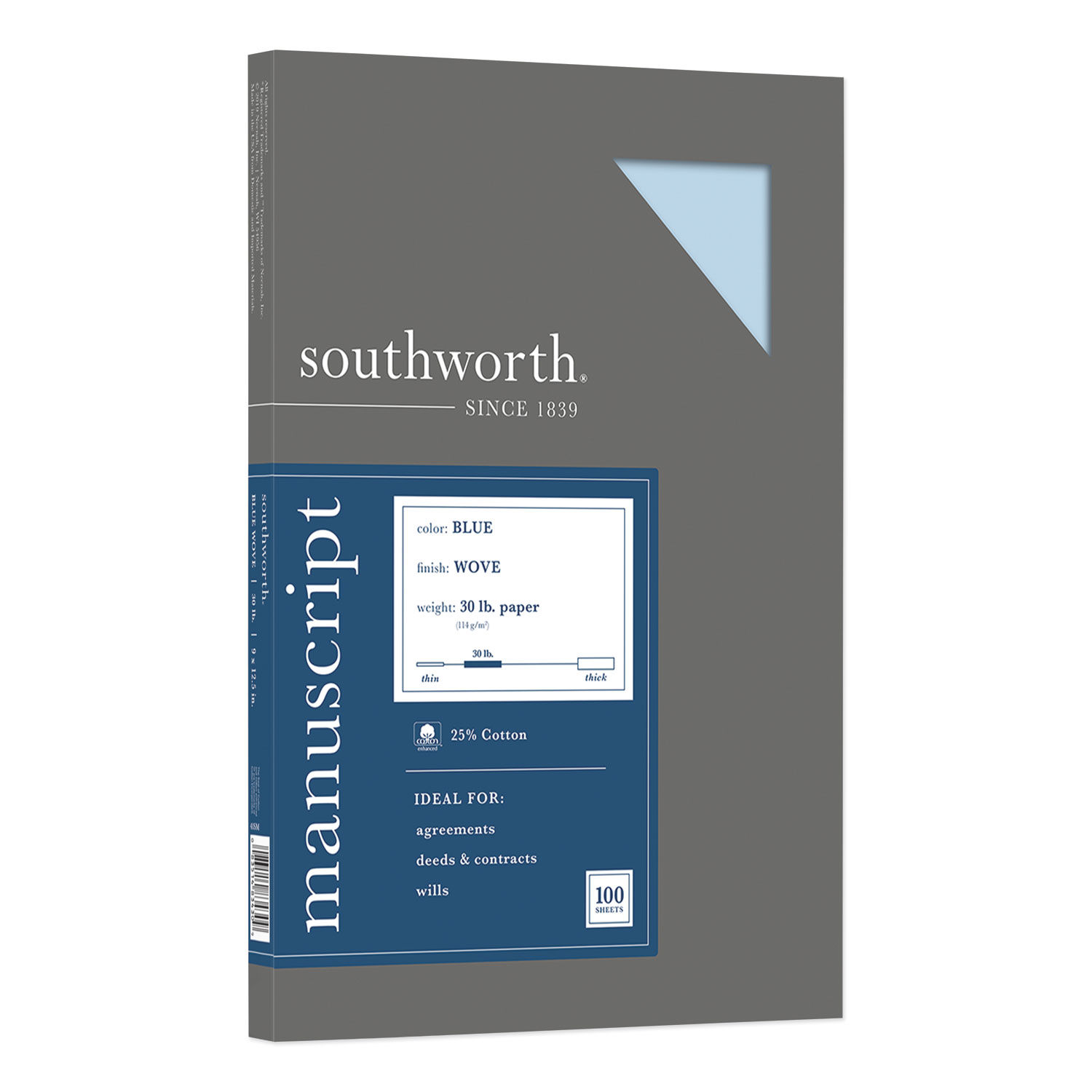 25% Cotton Manuscript Cover by Southworthandreg; SOU41SM